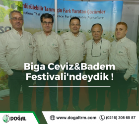 Biga Ceviz&Badem Festivali'ndeydik !